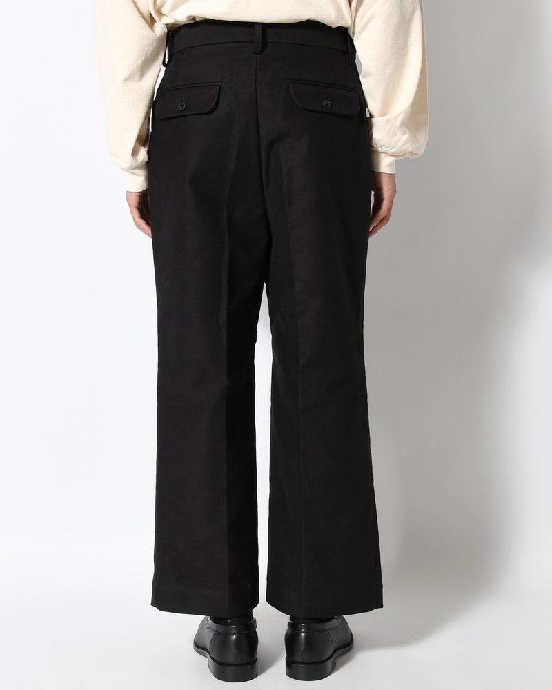 MOLE SKIN TROUSERS -BLACK-