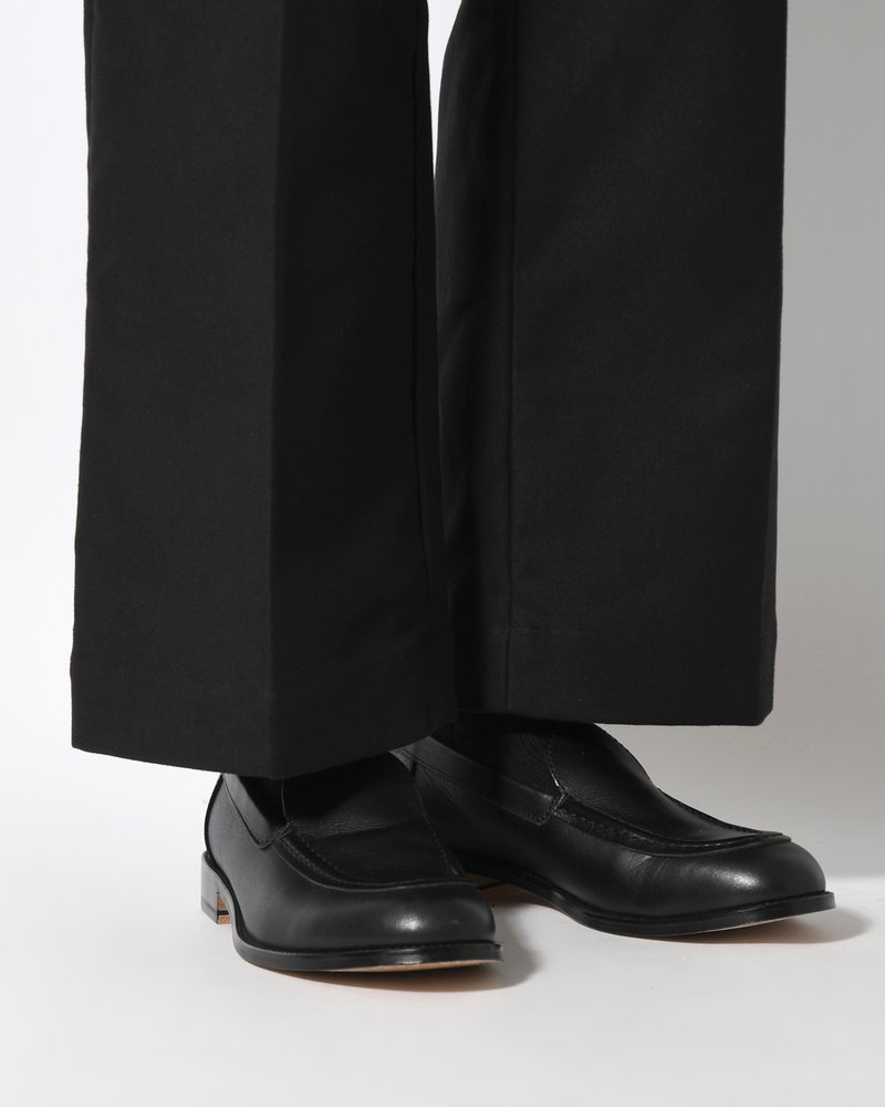 MOLE SKIN TROUSERS -BLACK-