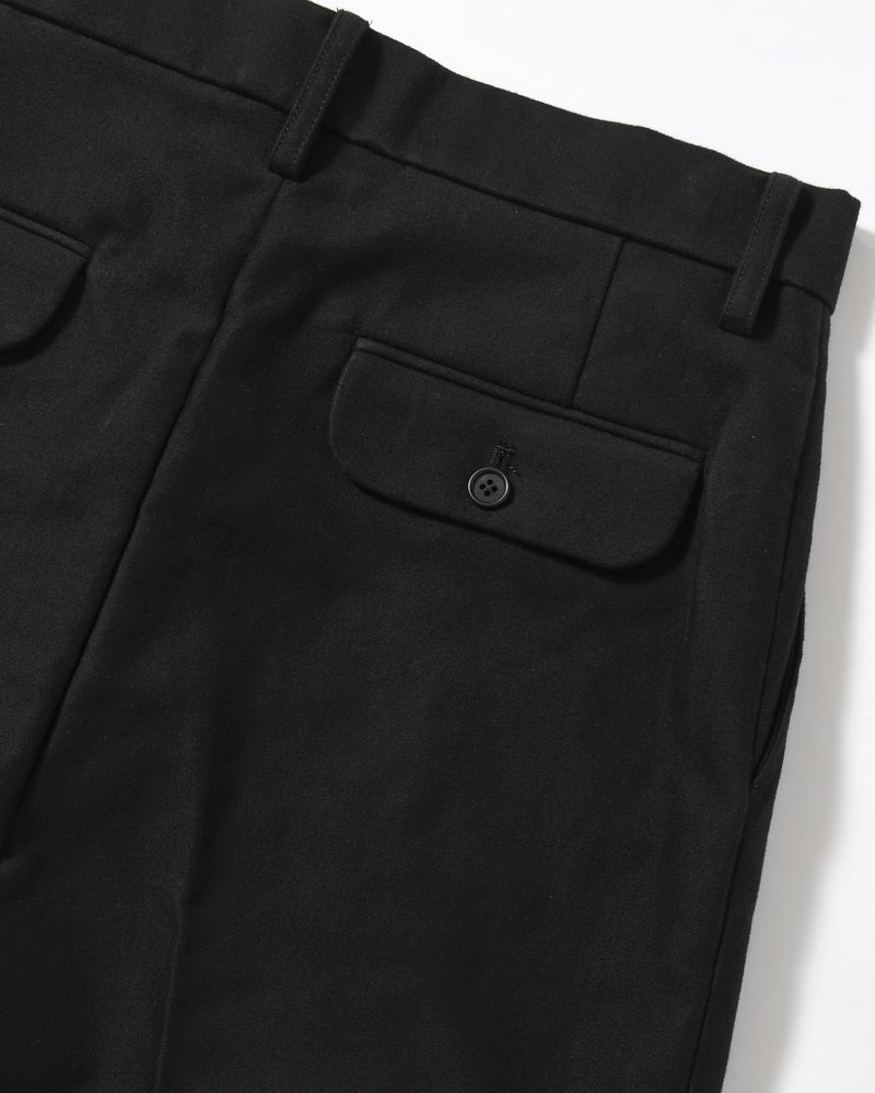 MOLE SKIN TROUSERS -BLACK-