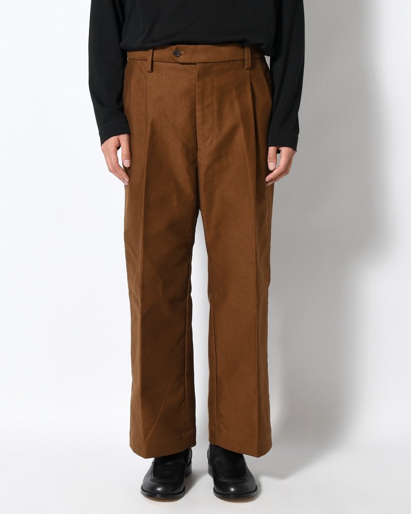 MOLE SKIN TROUSERS -BROWN-