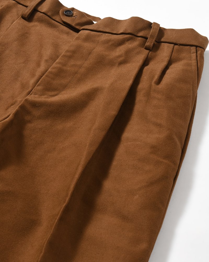 MOLE SKIN TROUSERS -BROWN-