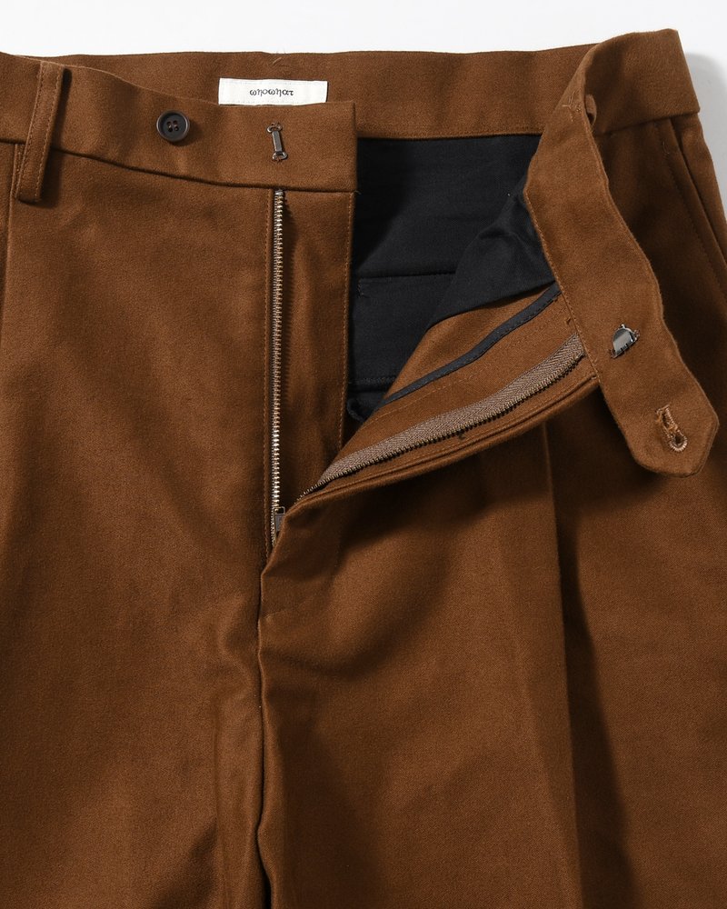 MOLE SKIN TROUSERS -BROWN-