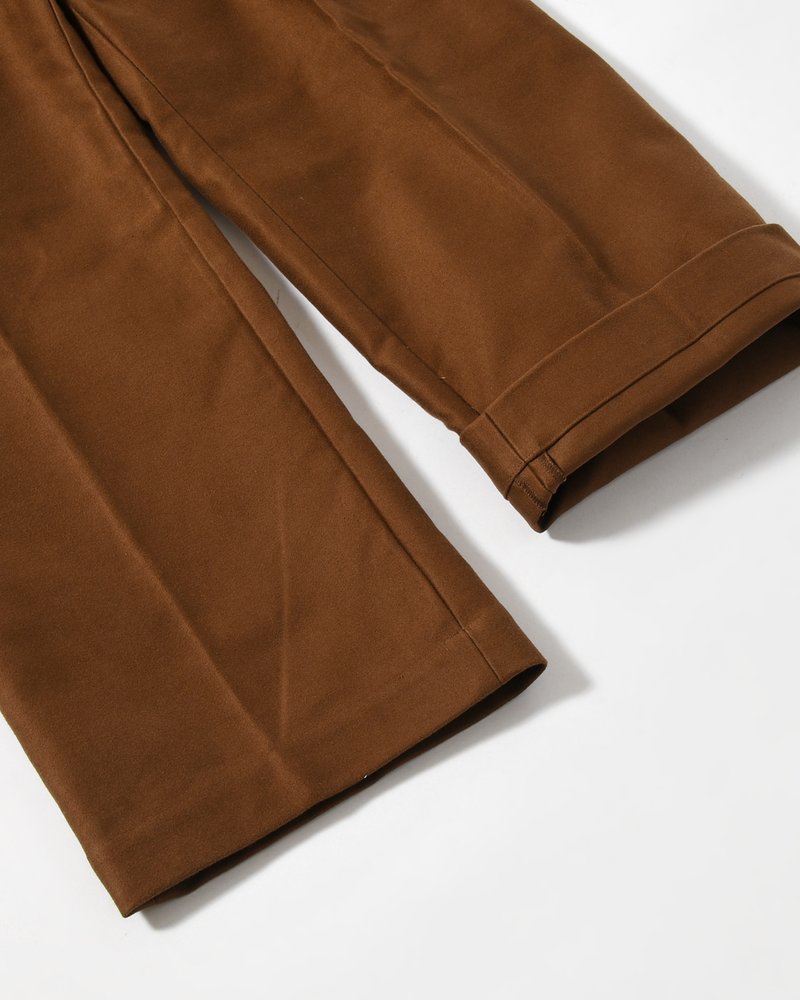 MOLE SKIN TROUSERS -BROWN-