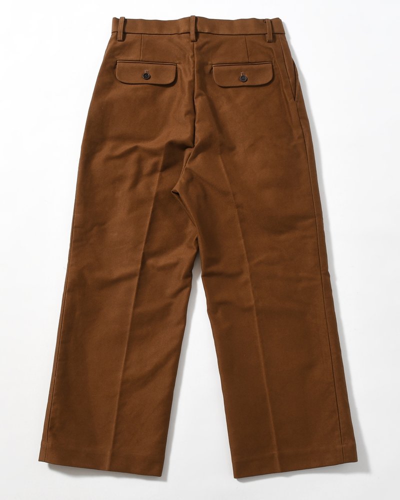 MOLE SKIN TROUSERS -BROWN-