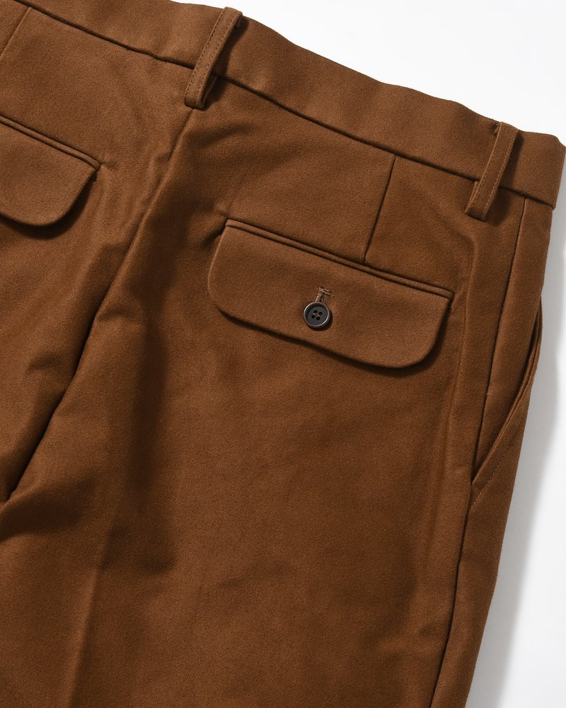 MOLE SKIN TROUSERS -BROWN-