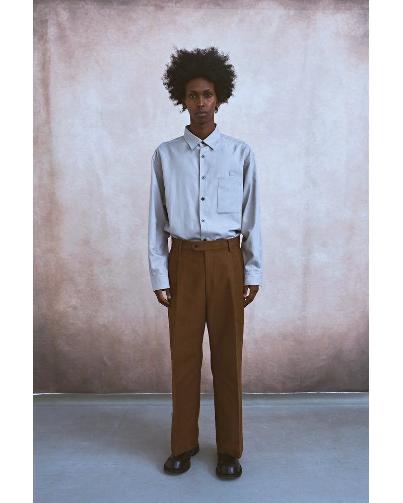 MOLE SKIN TROUSERS -BROWN-