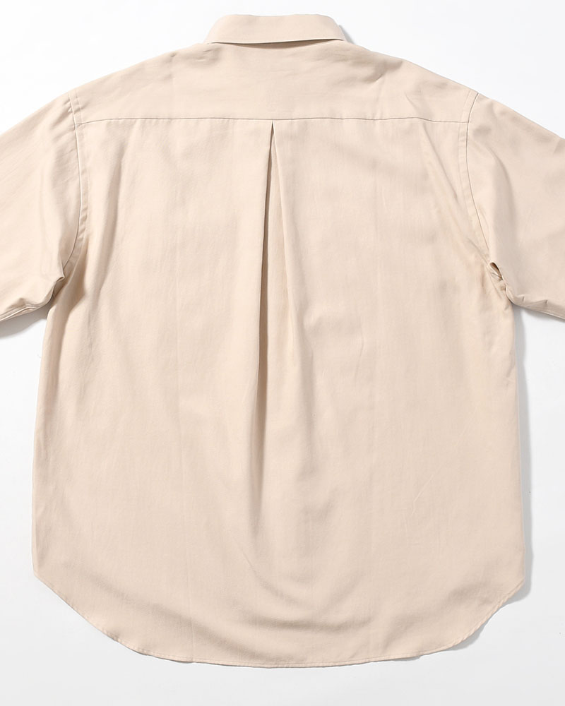 ORIGAMI POCKET SHIRT (LONG SLEEVE) -BEIGE-