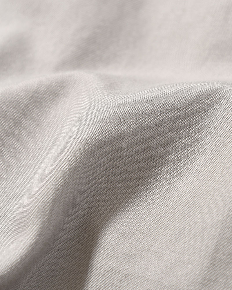 ORIGAMI POCKET SHIRT (LONG SLEEVE) -LIGHT GRAY-