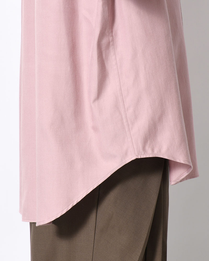 ORIGAMI POCKET SHIRT (LONG SLEEVE) -DARK PINK-