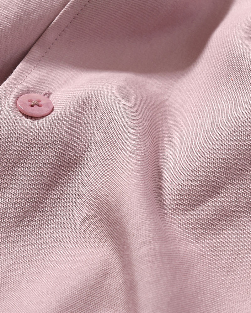 ORIGAMI POCKET SHIRT (LONG SLEEVE) -DARK PINK-