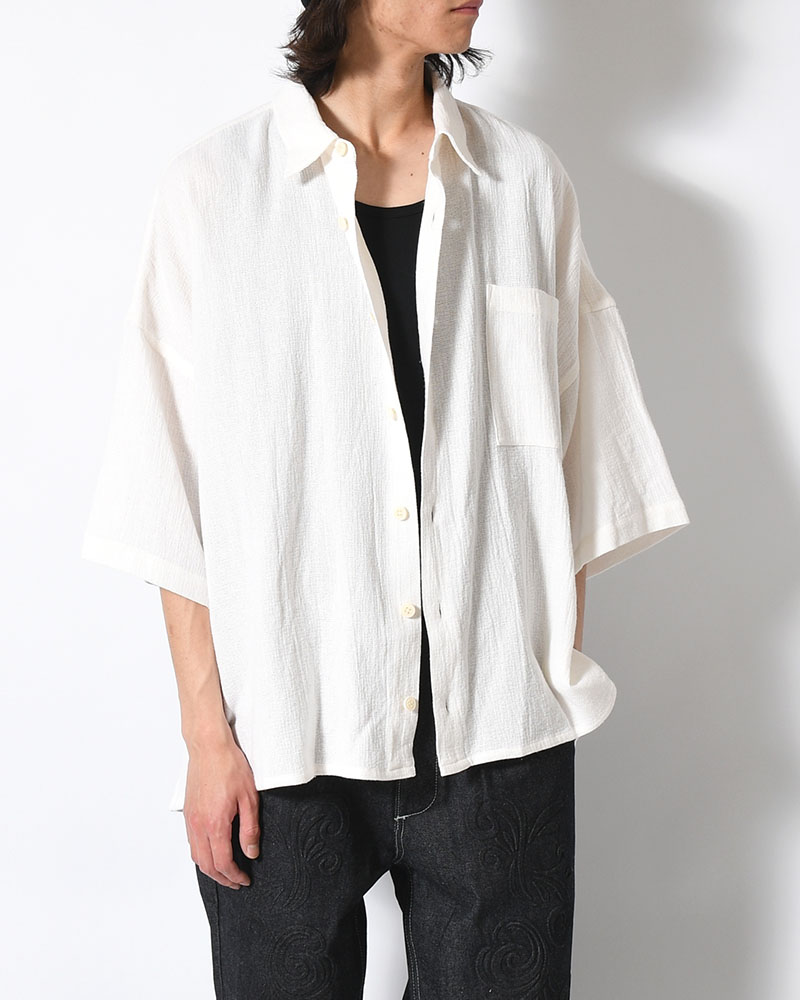 5X SHIRT (SHORT SLEEVE) -WHITE-