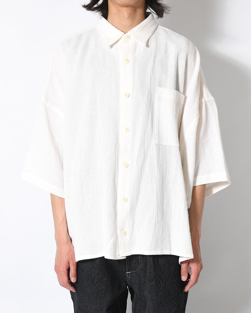 5X SHIRT (SHORT SLEEVE) -WHITE-