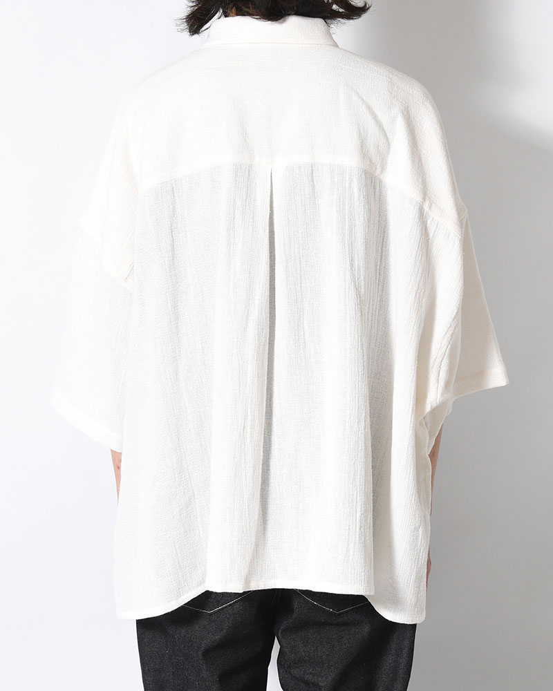 5X SHIRT (SHORT SLEEVE) -WHITE-