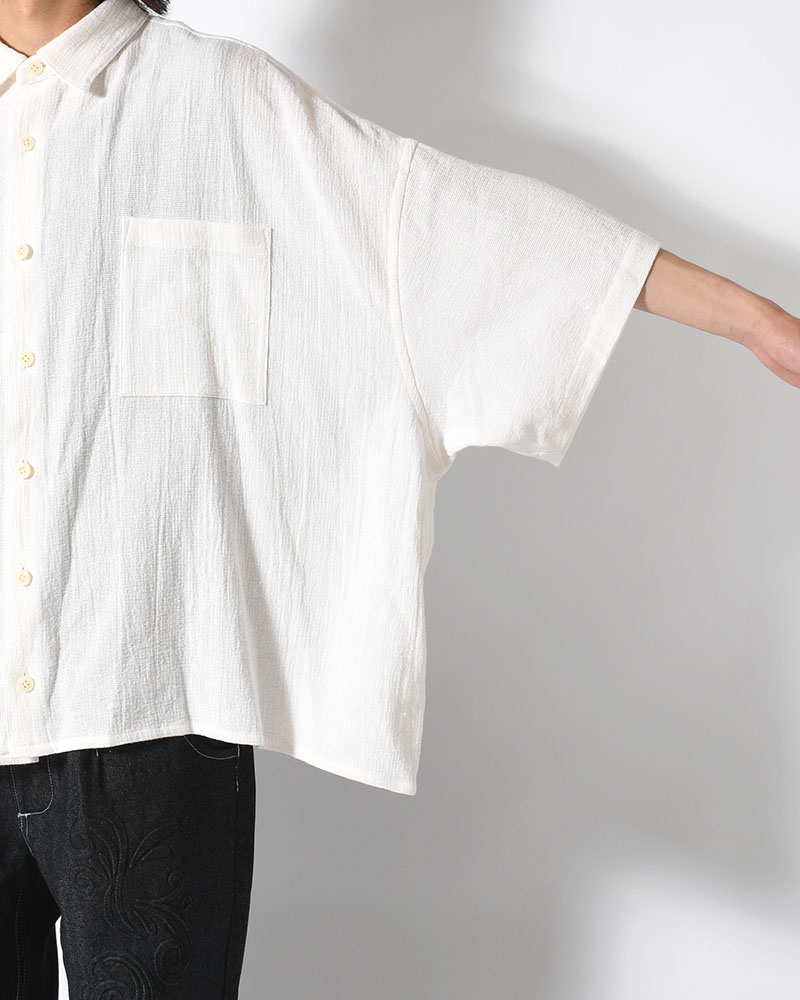 5X SHIRT (SHORT SLEEVE) -WHITE-