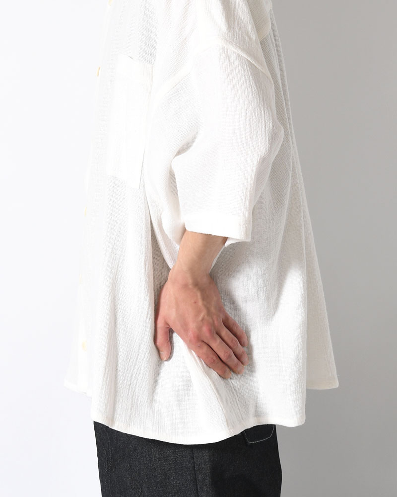 5X SHIRT (SHORT SLEEVE) -WHITE-