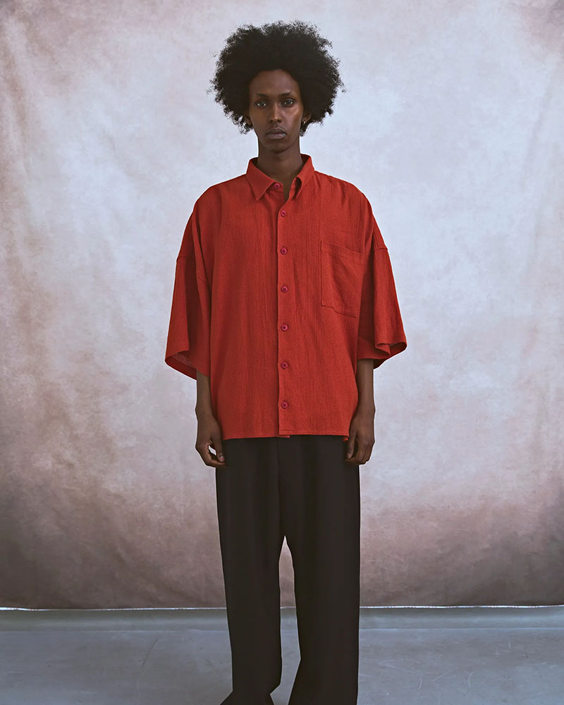5X SHIRT (SHORT SLEEVE) -BRICK RED-