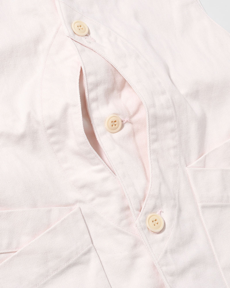 12oz DENIM VEST -LIGHT PINK-