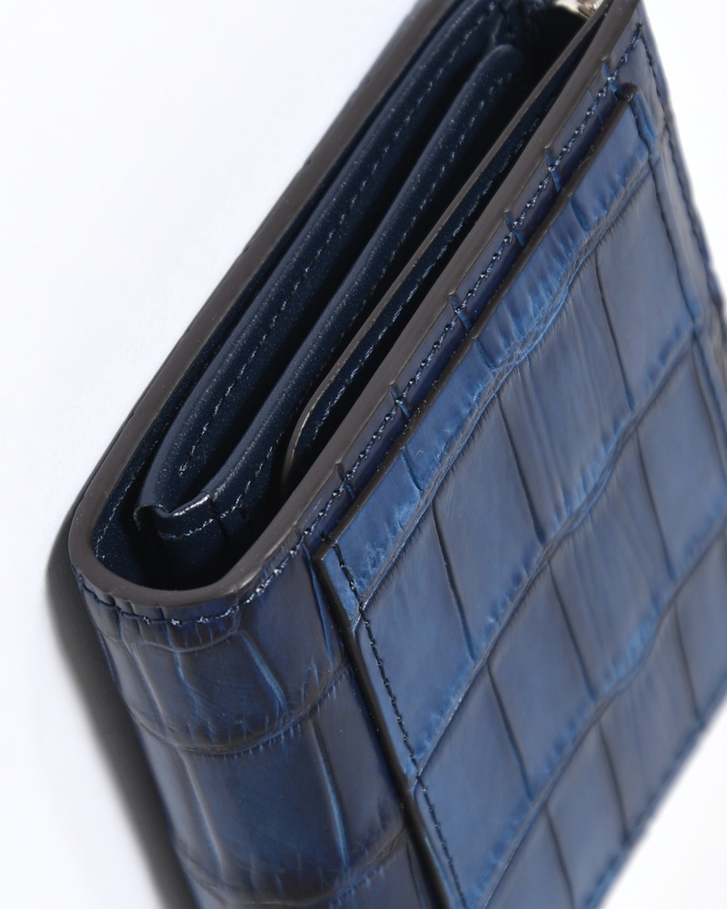 CRISTY VERY COMPACT WLT.5 / AI CROCO -INDIGO-