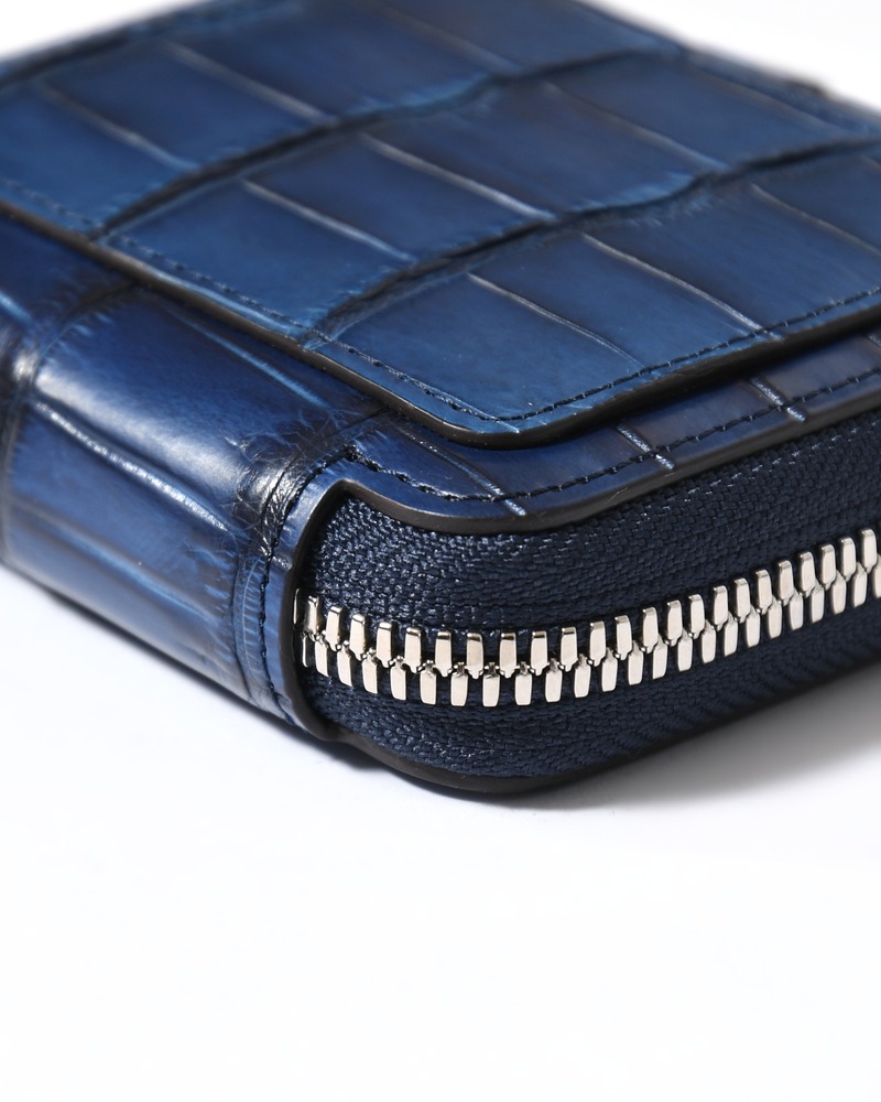 CRISTY VERY COMPACT WLT.5 / AI CROCO -INDIGO-