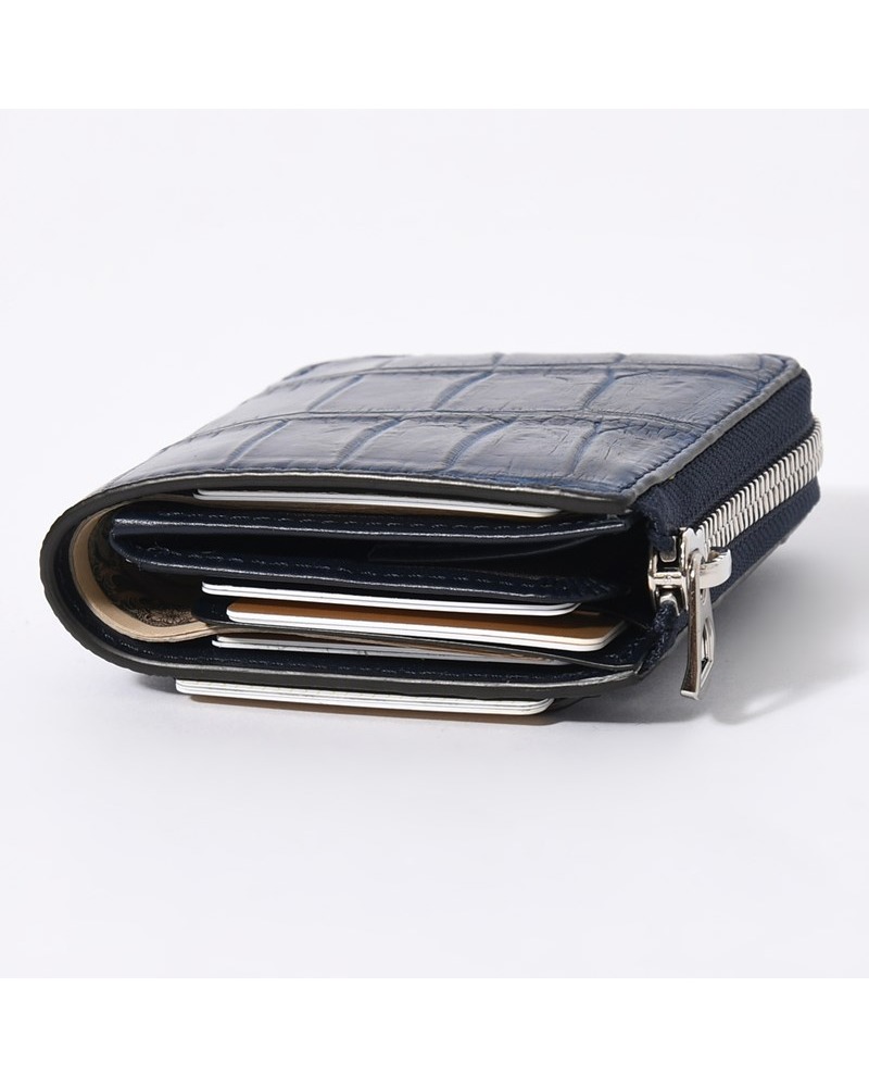 CRISTY VERY COMPACT WLT.5 / AI CROCO -INDIGO-
