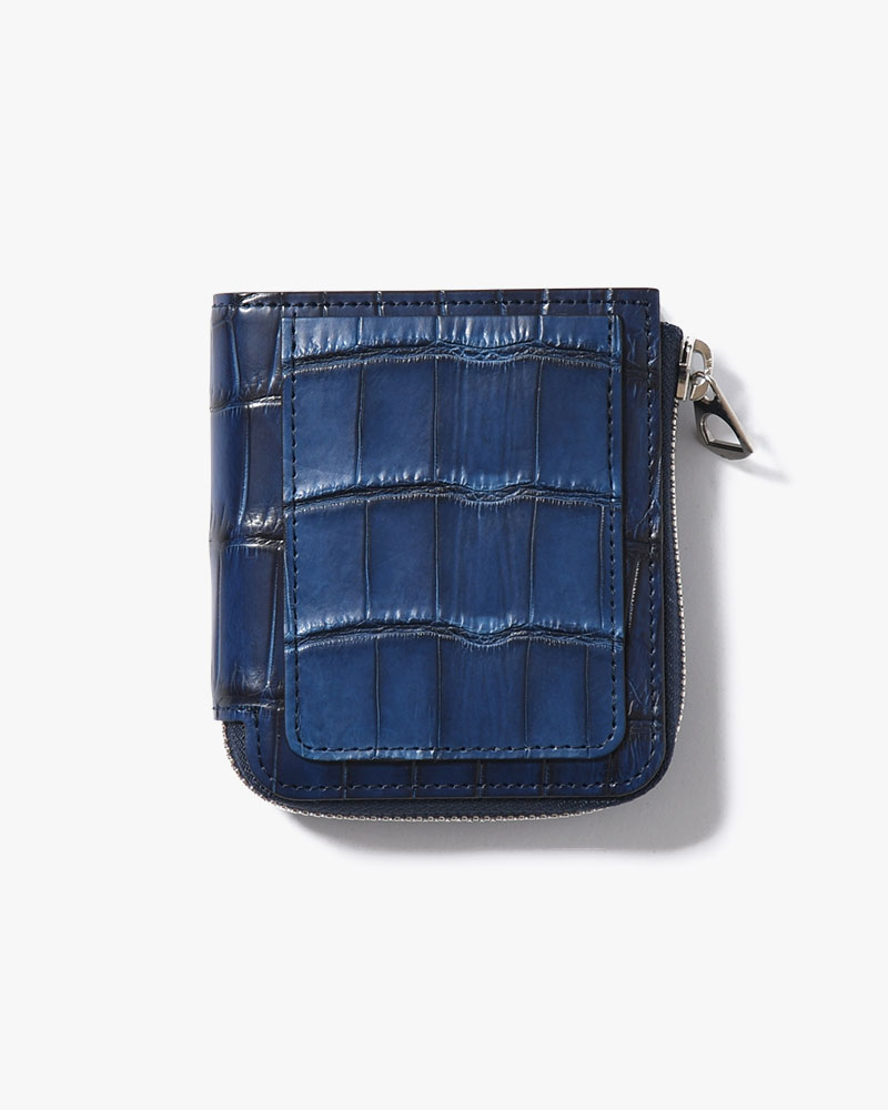 CRISTY VERY COMPACT WLT.5 / AI CROCO -INDIGO-
