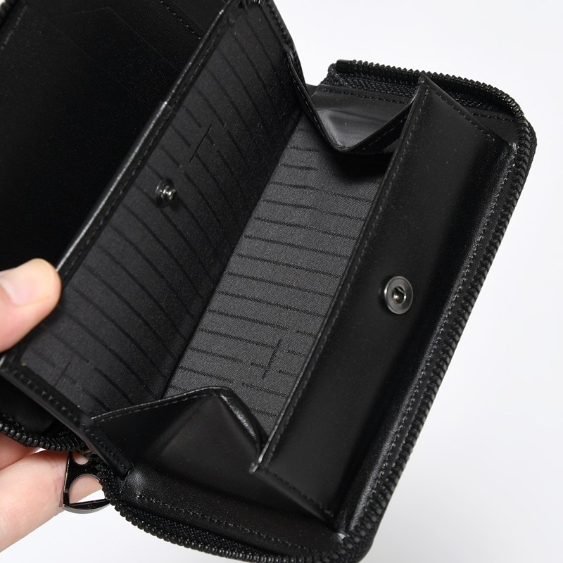 CRISTY SMART MID WLT .5 / CROCO BK COLLECTION -BLACK-