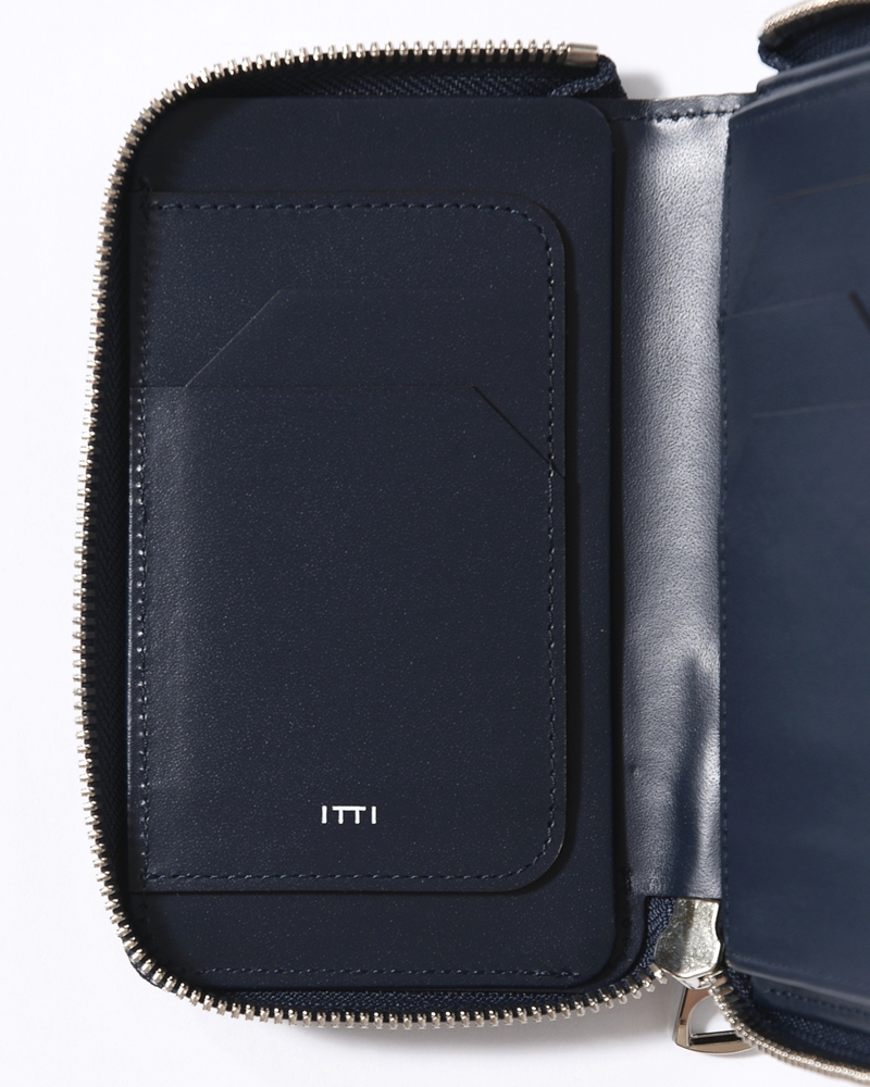 CRISTY SMART MID WLT .5 / AI CROCO -INDIGO-