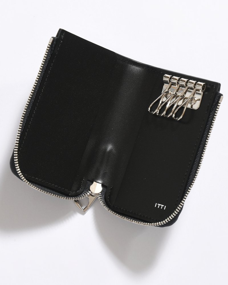 CRISTY KEY CARD CASE / DIPLO FJORD -BLACK-