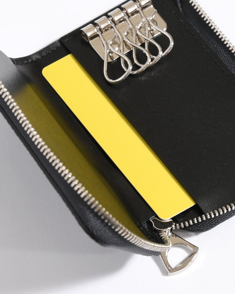 CRISTY KEY CARD CASE / DIPLO FJORD -BLACK-