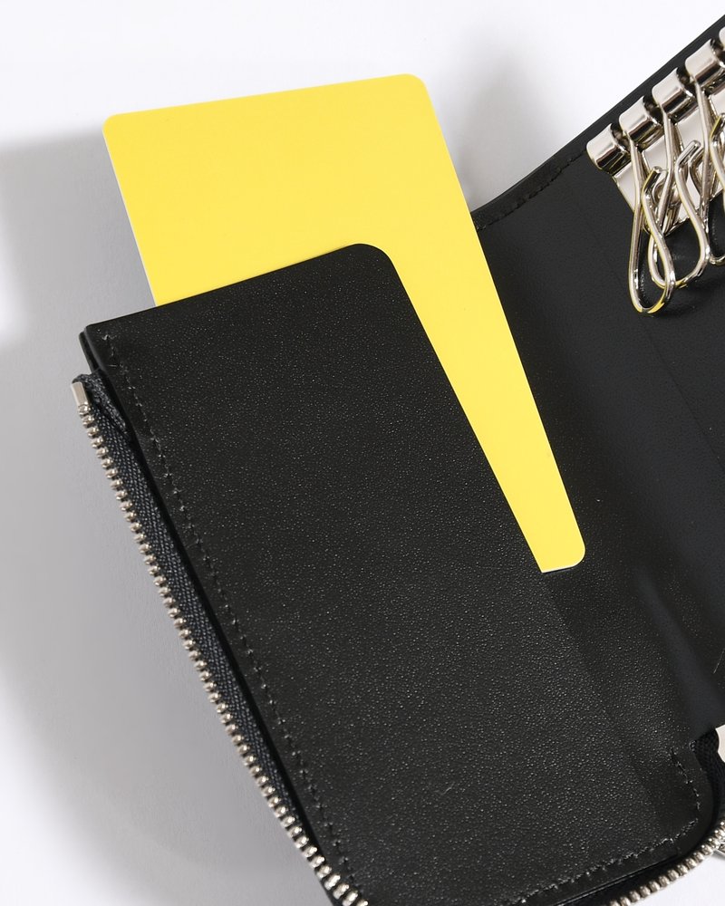 CRISTY KEY CARD CASE / DIPLO FJORD -BLACK-