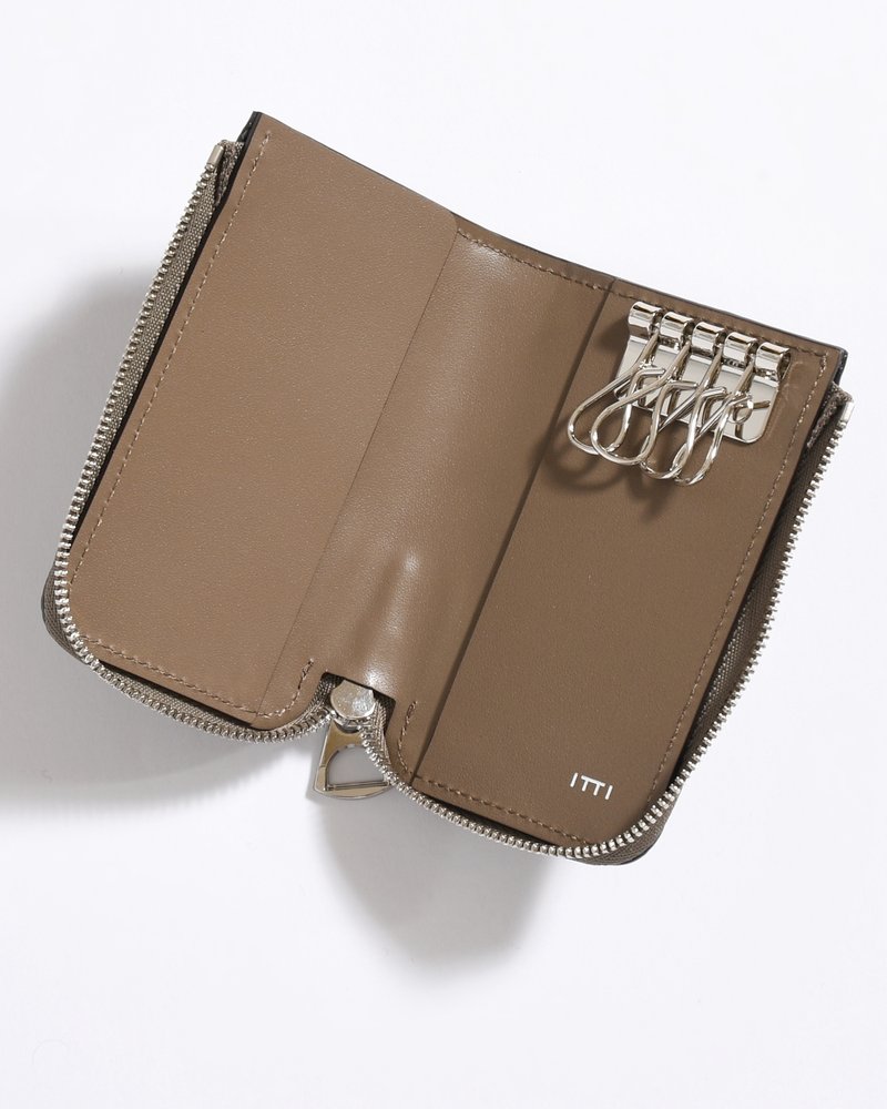 CRISTY KEY CARD CASE / DIPLO FJORD -TAUPE-