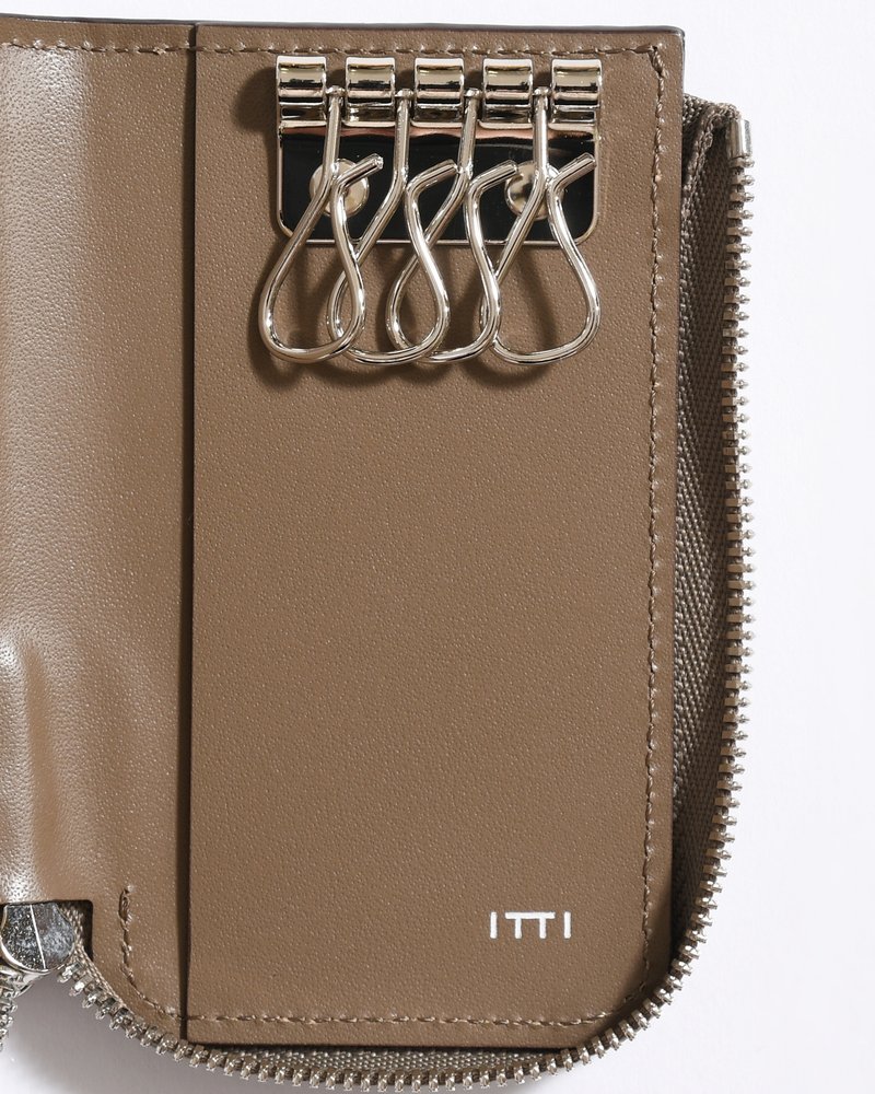 CRISTY KEY CARD CASE / DIPLO FJORD -TAUPE-