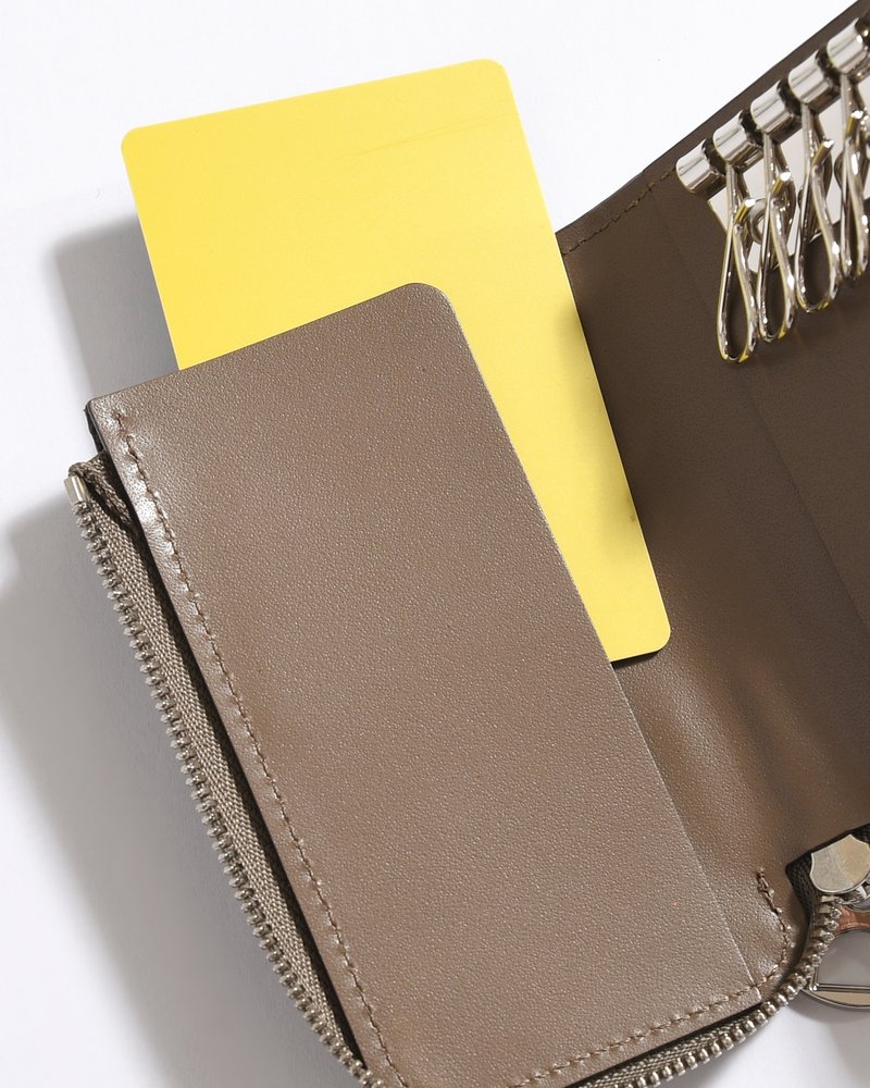 CRISTY KEY CARD CASE / DIPLO FJORD -TAUPE-