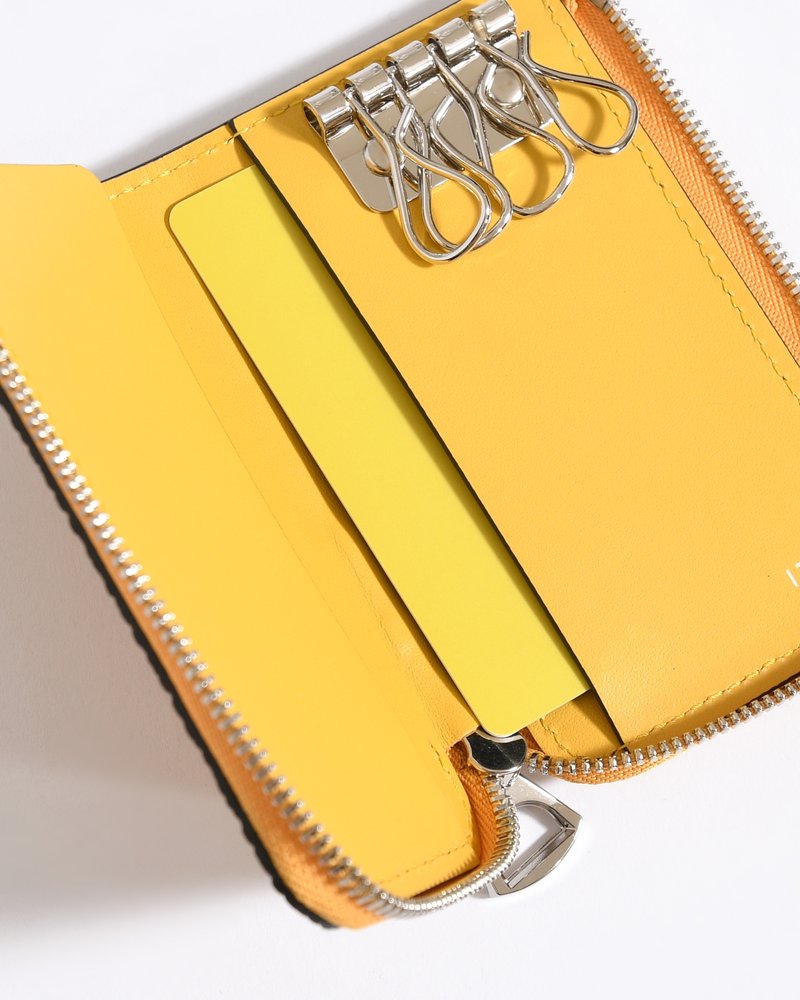 CRISTY KEY CARD CASE / DIPLO FJORD -YELLOW-