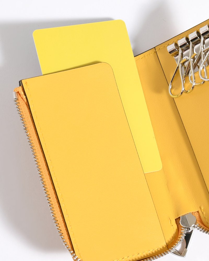 CRISTY KEY CARD CASE / DIPLO FJORD -YELLOW-