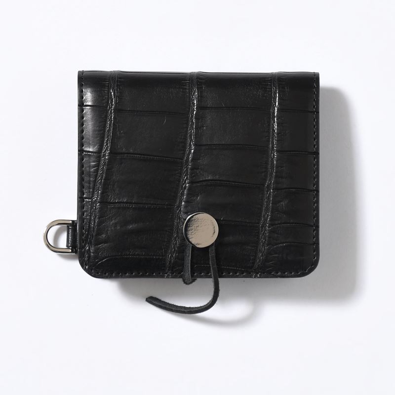 CRISTY WIND COMPACT WLT / CROCO -BLACK-