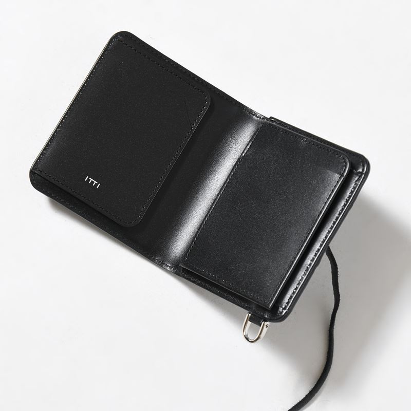 CRISTY WIND COMPACT WLT / CROCO -BLACK-