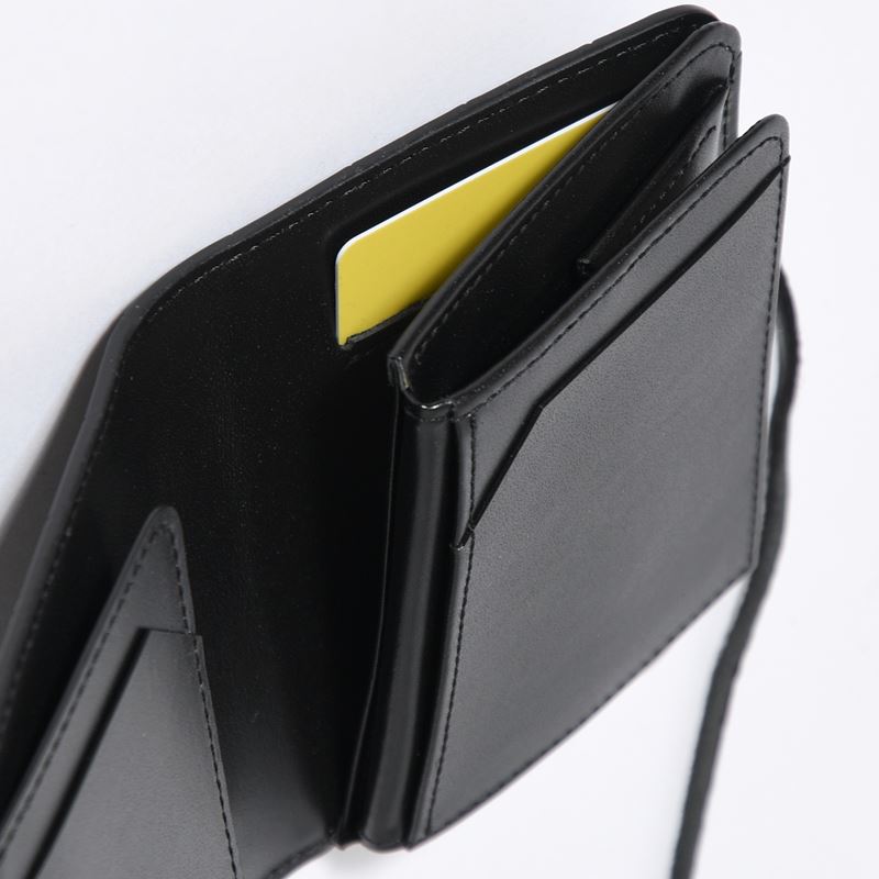 CRISTY WIND COMPACT WLT / CROCO -BLACK-