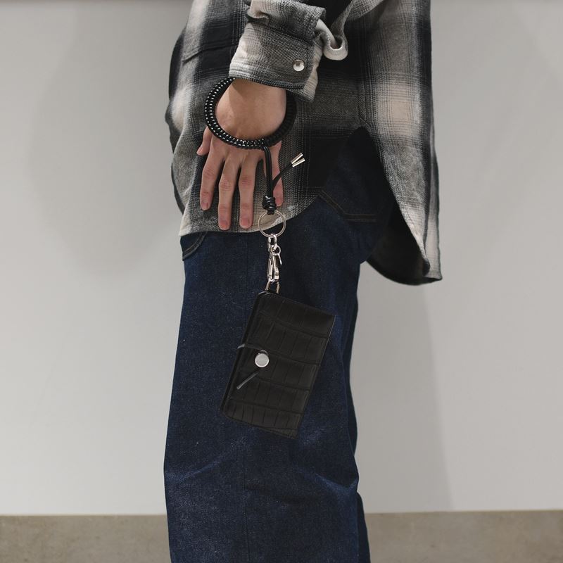 CRISTY WIND SMART MID WLT / CROCO -BLACK-