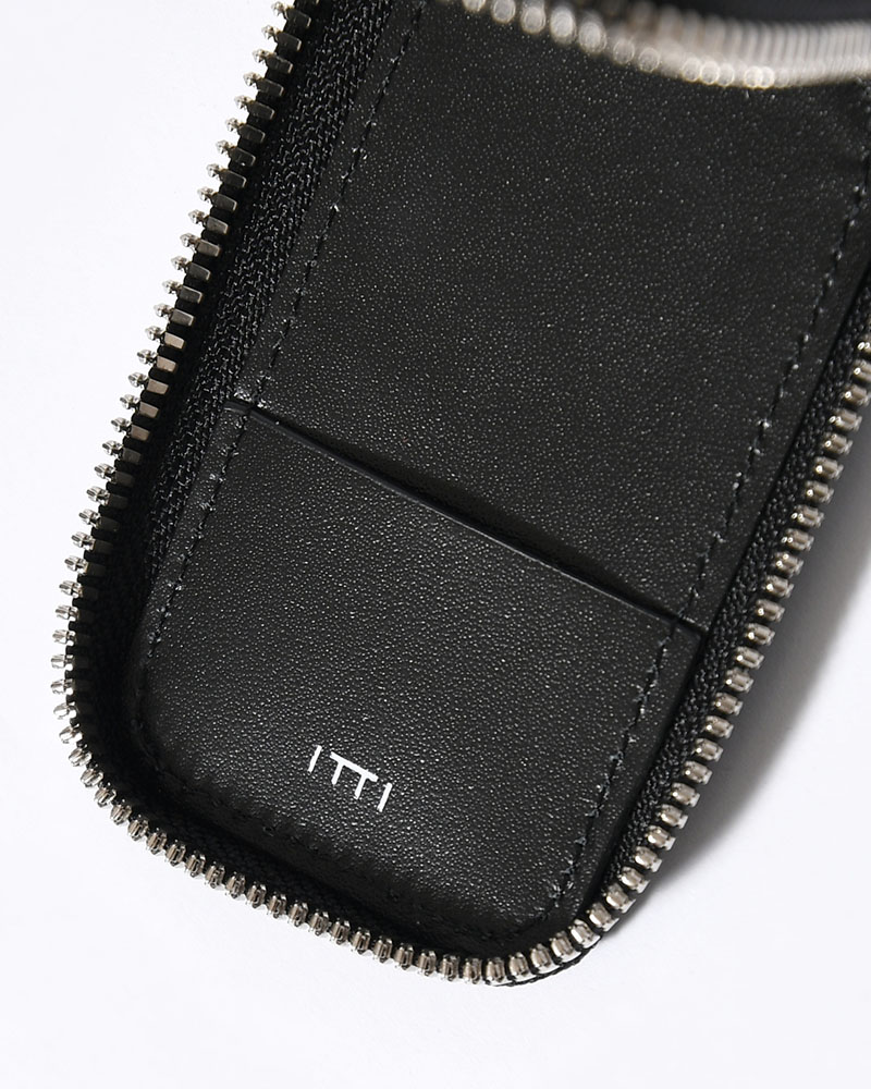 CRISTY SMART KEY CASE / CROCO -BLACK-