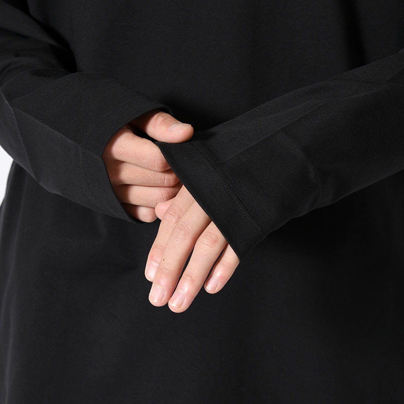 U LS TEE -BLACK-