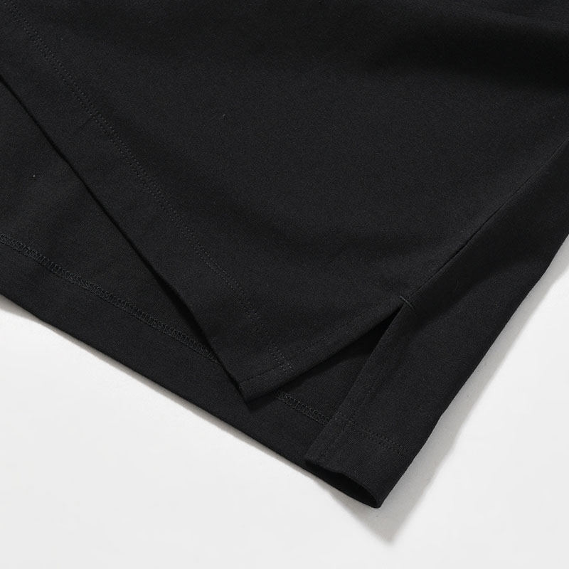U LS TEE -BLACK-