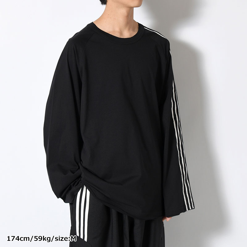 RE 3S LS TEE -BLACK-