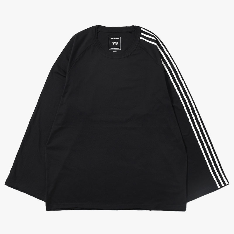 RE 3S LS TEE -BLACK-
