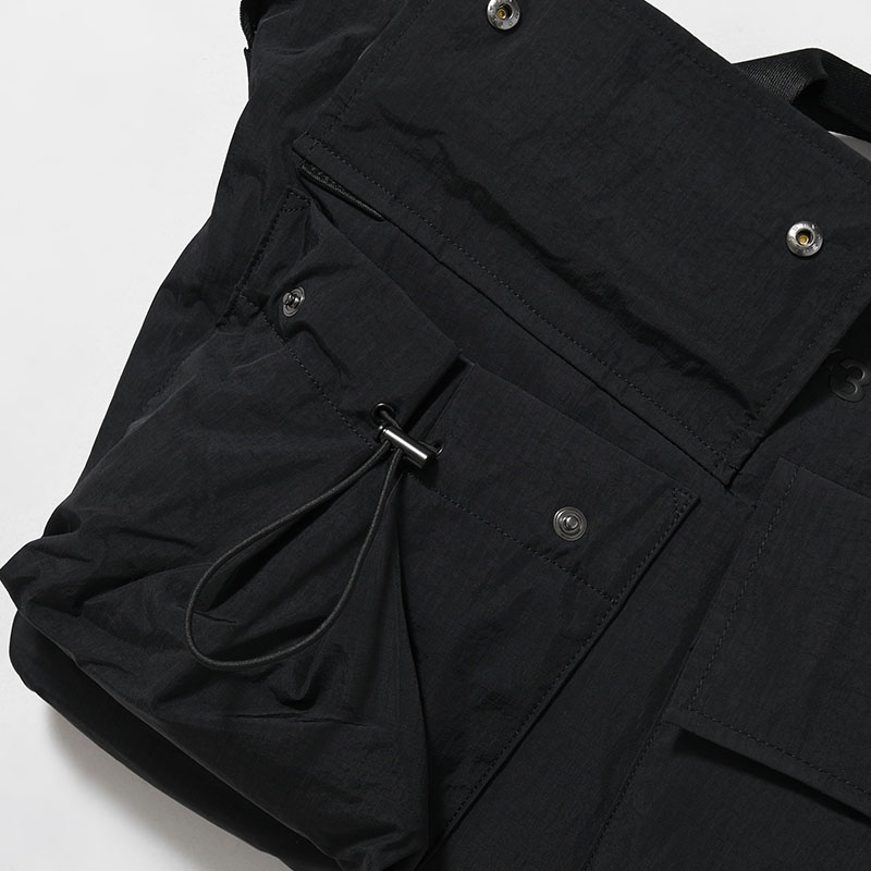 UTILITY MESSENGER BAG -BLACK-