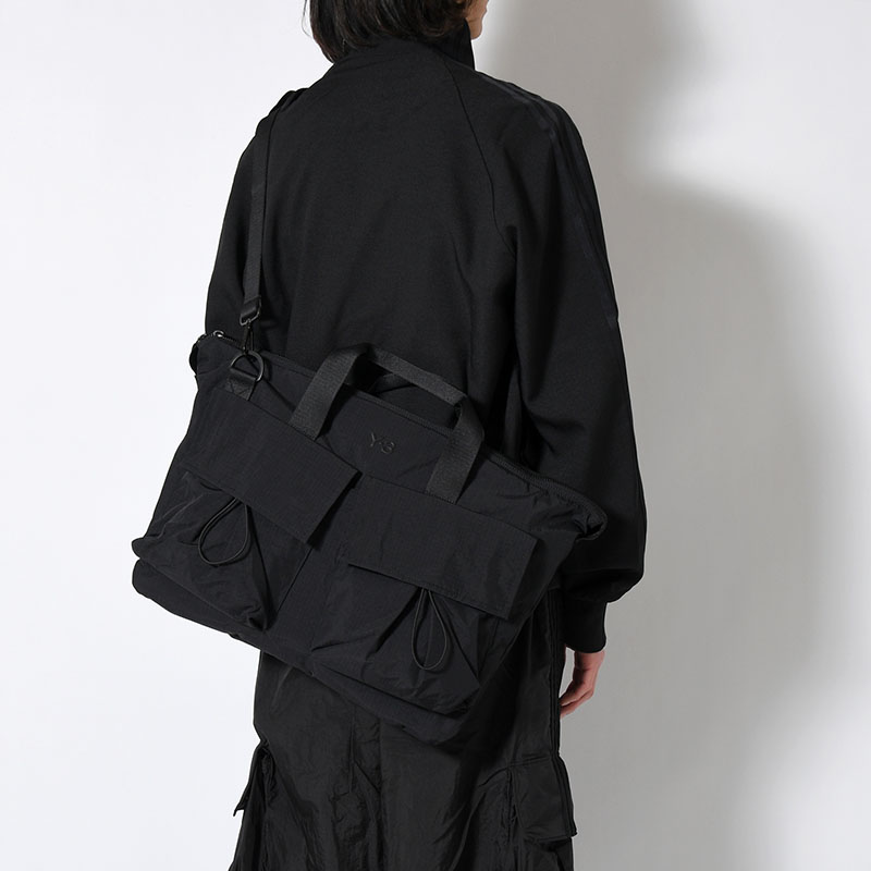 UTILITY MESSENGER BAG -BLACK-