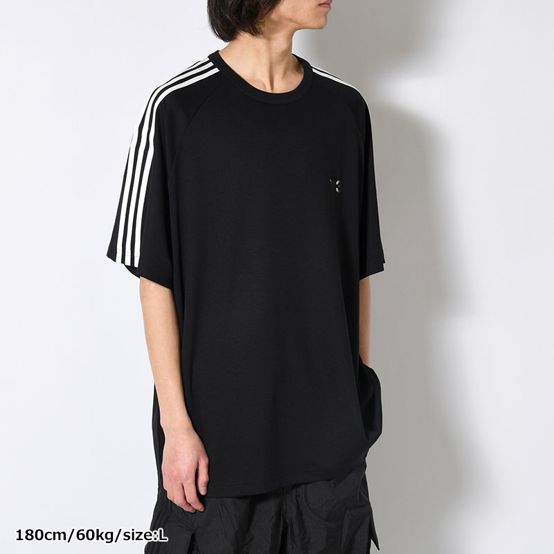 U WIRE T-SHIRT -BLACK-