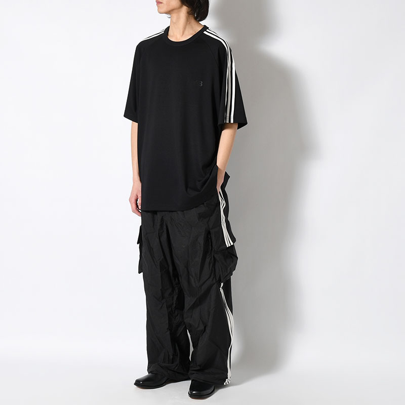 U WIRE T-SHIRT -BLACK-