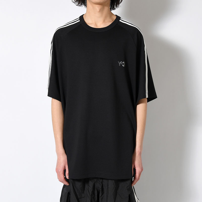 U WIRE T-SHIRT -BLACK-