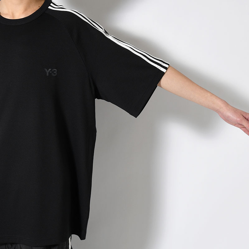 U WIRE T-SHIRT -BLACK-